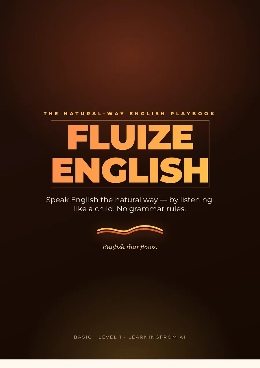 Fluize English — the basic ebook